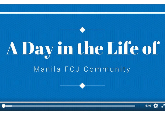 A day in the life of Manila FCJ community during COVID-19