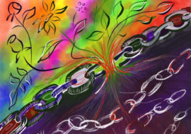 Anti Trafficking Art Work by Claire FCJ