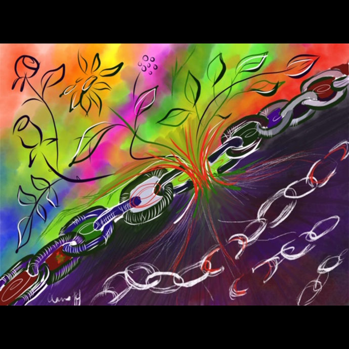 Anti Trafficking Art Work by Claire FCJ
