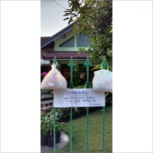 Food offering at FCJ Yogyakarta community