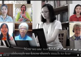 FCJ virtual choir sings When You Believ