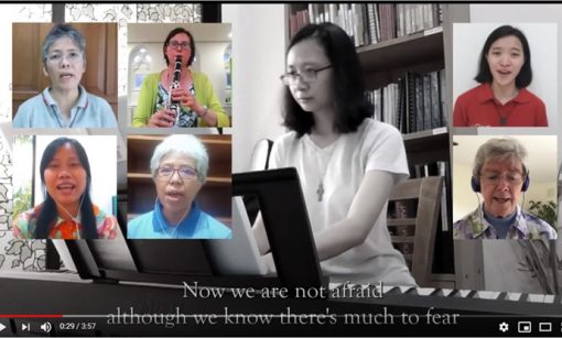 FCJ virtual choir sings When You Believ