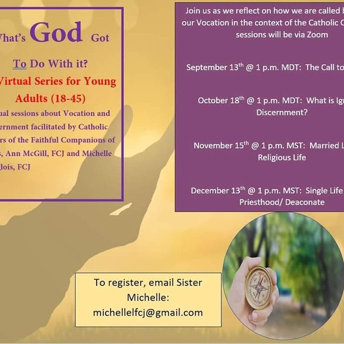 online sessions vocation discernment