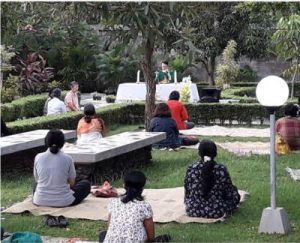 Sarasvita FCJ Centre Mass and meditation