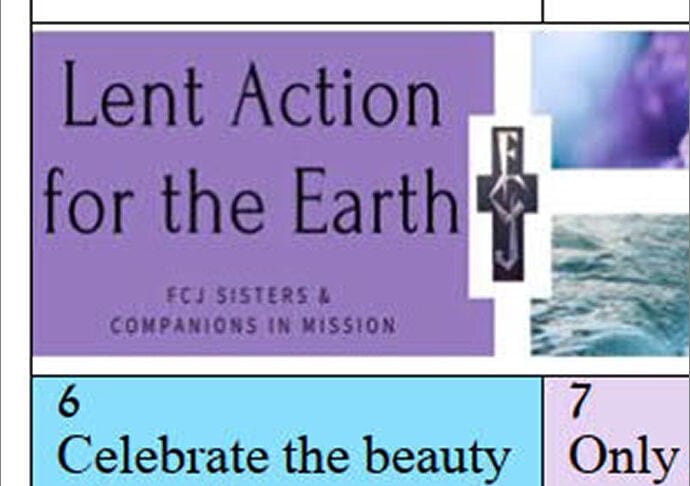 Lent Action for the Earth