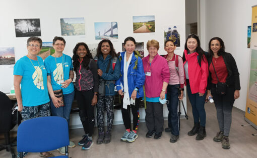 Camino Companions volunteers and pilgrims