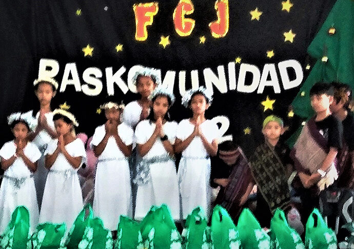 Celebrating Christmas at FCJ Learning and Development Centre, Manila