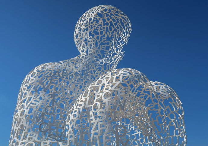 "Le Nomade", sculpture de Jaume Plensa