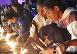 Night of a thousand candles on Anti Human Trafficking Day