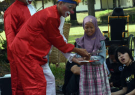 Day out Prambanan with disable people