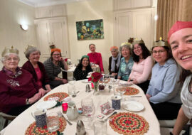 FCJ community in London with guests