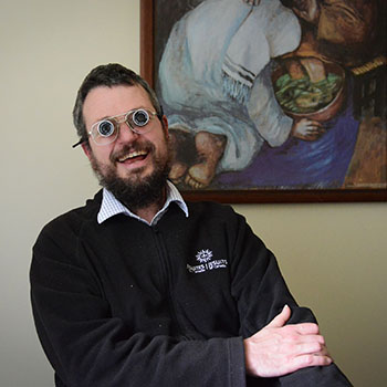 Fr Justin Glyn SJ (Photo by Fiona Basile for Melbourne Catholic)