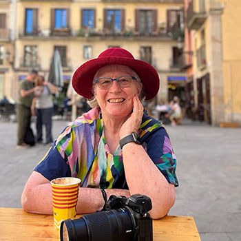 Sr Susan Daily CJ, who has provided the artwork for the We Walk By Faith podcasts.